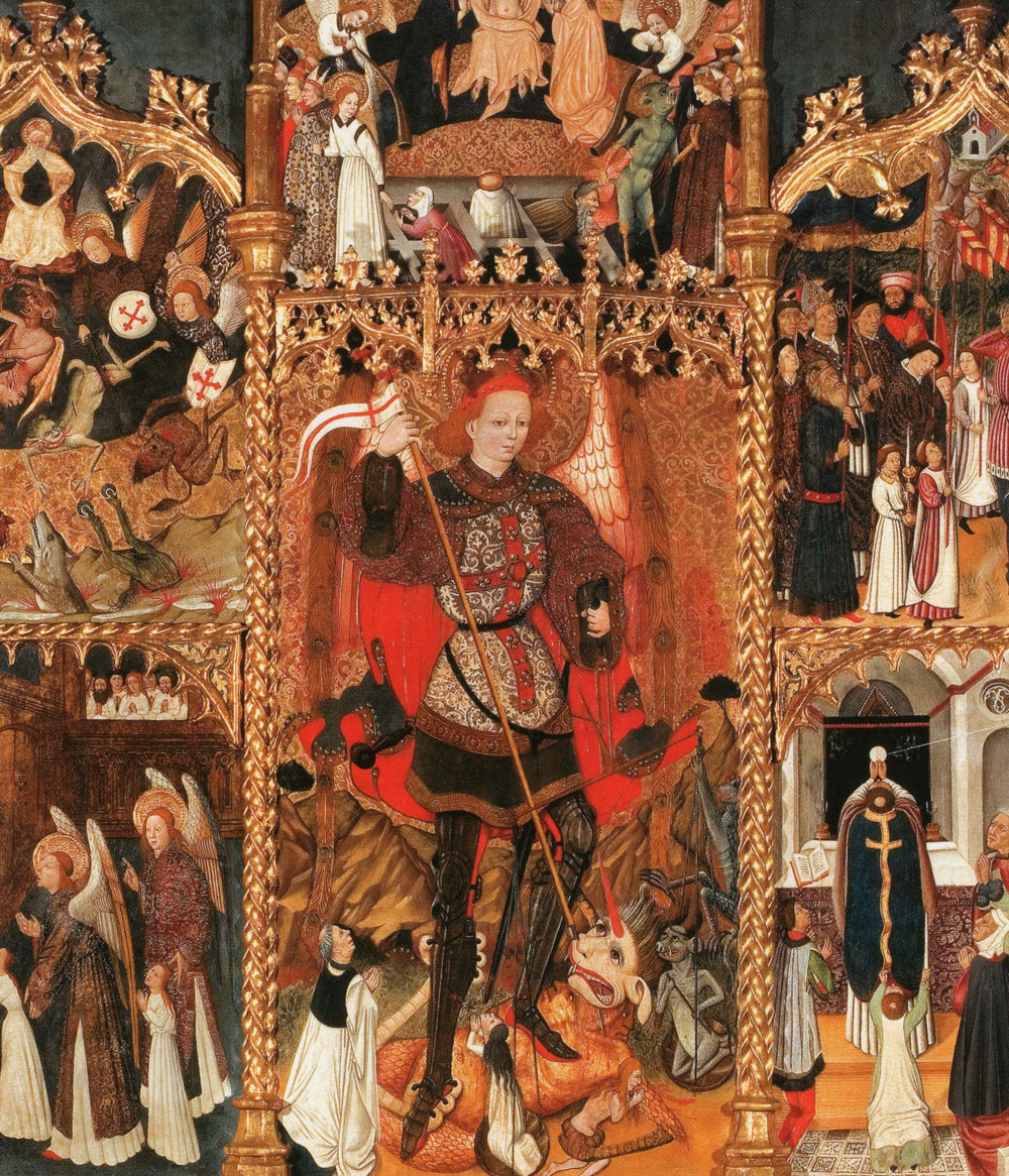 Retablo de San Miguel. Jaume Cirera y Guillem Talarn