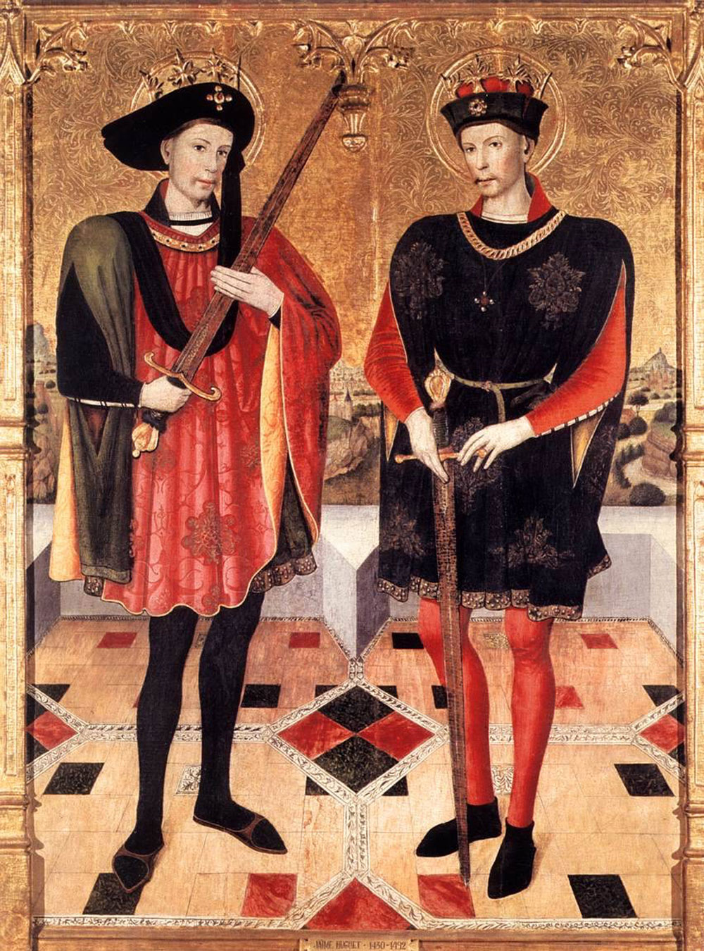 Retablo de los santos Abdón y Senén. Jaume Huguet
