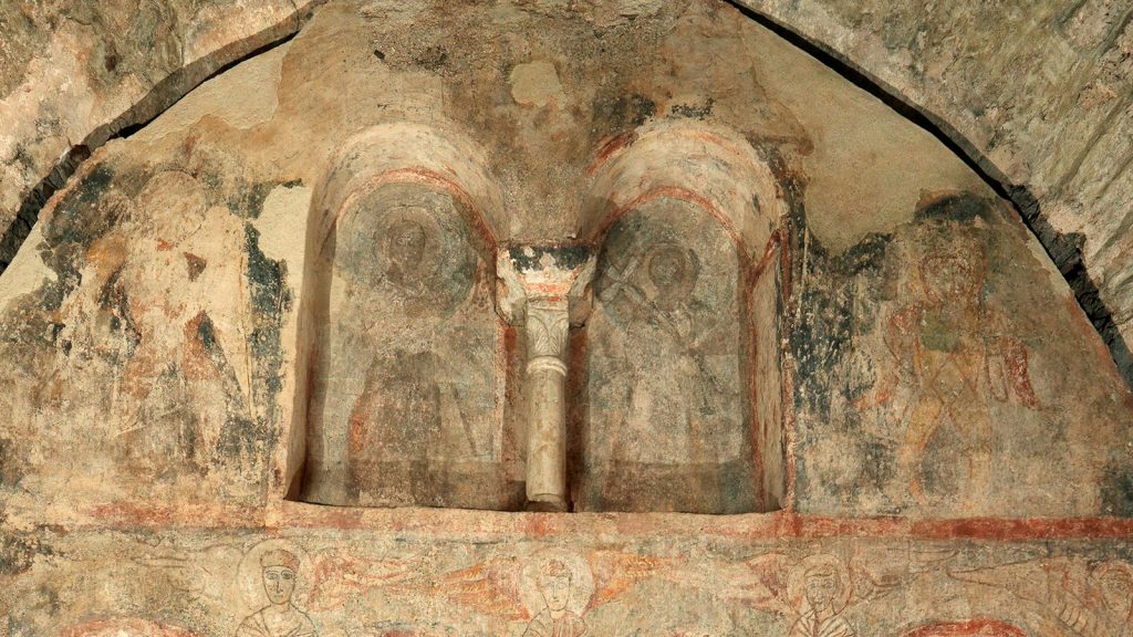 Mural altarpiece of St. Pere